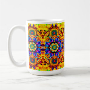 Blue Mandala Water Bottle Coffee Mug