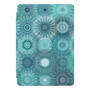 Blue Mandalas Abstract Ornate Pattern iPad Pro Cover