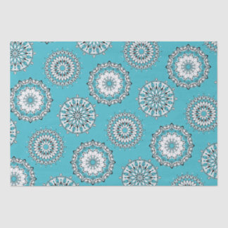 Blue Mandalas Tissue Paper