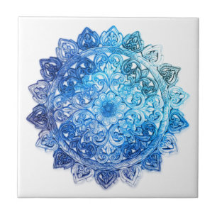 Blue Mandela Tile