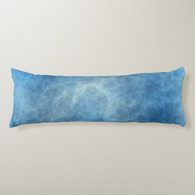 Blue Marble Abstract Body Cushion (Front)