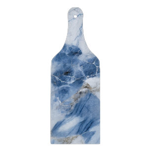 blue marble abstract coastal pattern cutting board