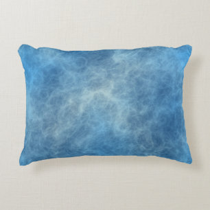 Blue Marble Abstract Decorative Cushion