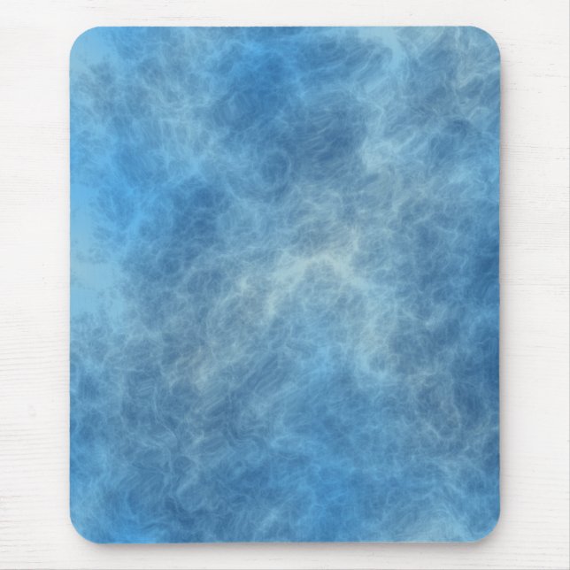 Blue Marble Abstract Mouse Pad (Front)