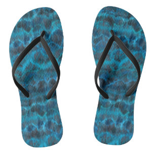 Blue Marble Abstract Thongs