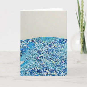 Blue Marble Art Card