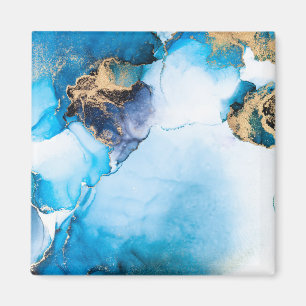 blue marble background magnet