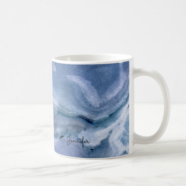 Blue Marble Coffee Mug (Right)