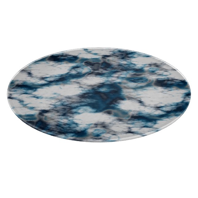 Blue Marble   Cutting Board (Corner)