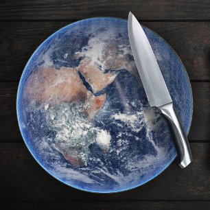 Blue Marble Earth, 2014 Satellite Photograph Cutting Board