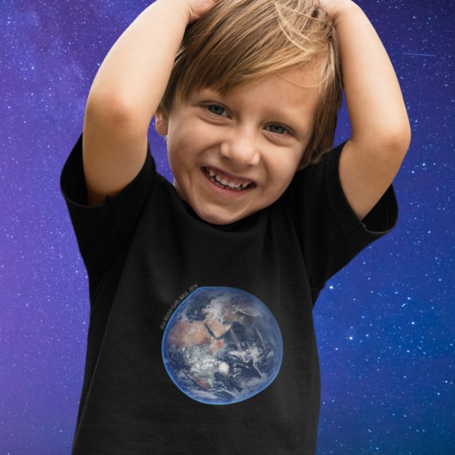 Blue Marble Earth, 2014 Satellite Photograph Toddler T-Shirt (Creator Uploaded)