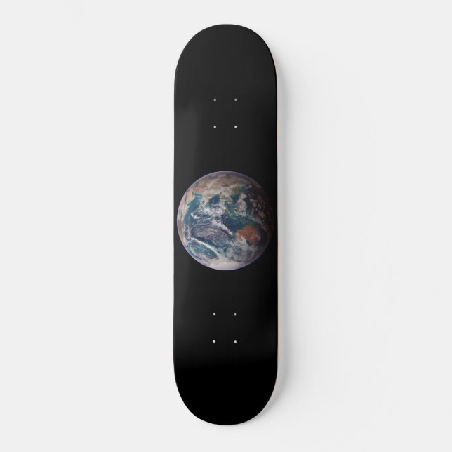 Blue Marble Earth (Eastern Hemisphere) Skateboard (Front)