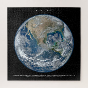 Blue Marble Earth Jigsaw Puzzle