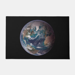 Blue Marble Earth (Western Hemisphere) Doormat
