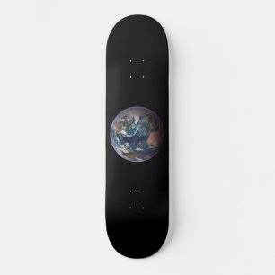 Blue Marble Earth (Western Hemisphere) Skateboard