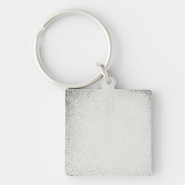 blue marble  key ring (Back)