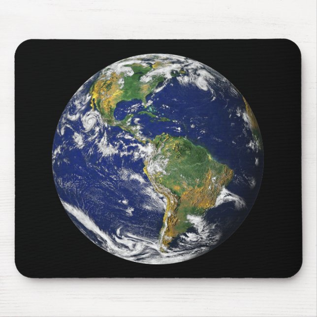 Blue Marble Mouse Pad (Front)