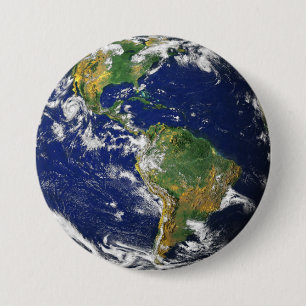 Blue Marble_Mundo Profundo 7.5 Cm Round Badge