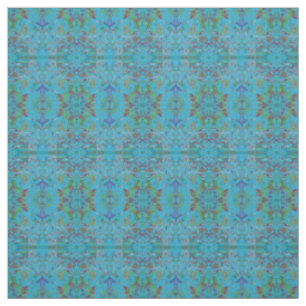Blue Marble Painting Pattern Fabric