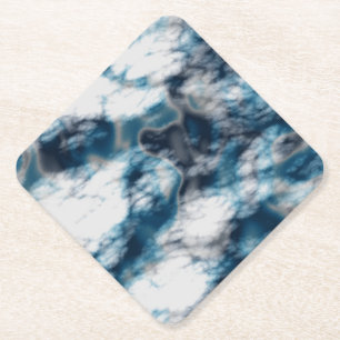 Blue Marble   Paper Coaster
