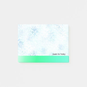 Blue Marble Pattern Goals for Today Post-it Notes