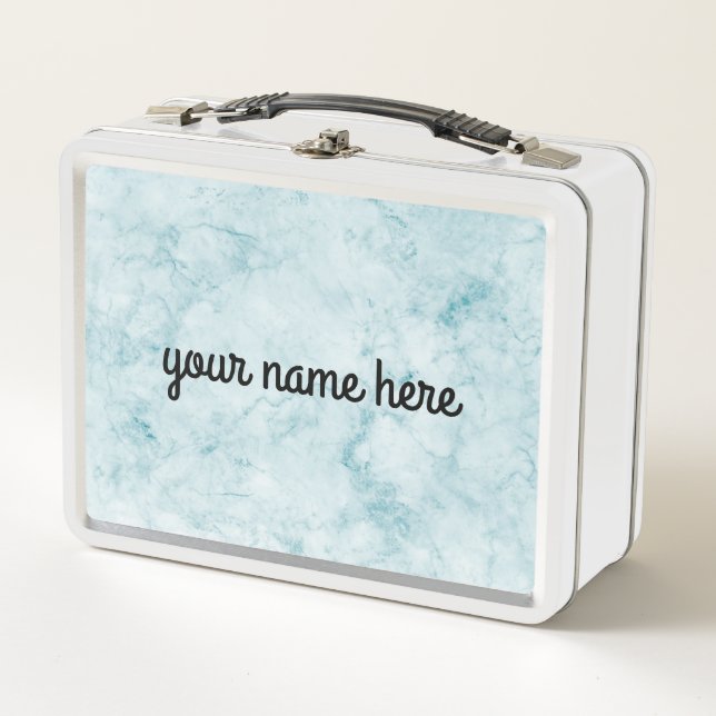 Blue Marble Personalised Lunch Box (Front)