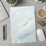 Blue Marble Personalised Name Custom Planner<br><div class="desc">Organise your life with this elegant blue marble personalised name custom planner. Perfect for women who appreciate luxurious and modern designs, this planner combines the timeless beauty of marble with practical functionality. The sophisticated blue marble pattern adds a touch of elegance to your daily planning. Personalise it with your name...</div>