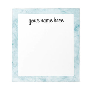 Blue Marble Personalised Notepad