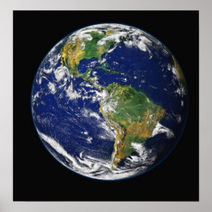 Blue Marble Poster