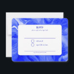 Blue Marble Star David Custom Bar Bat Mitzvah RSVP Card<br><div class="desc">Perfect enclosure card to announce a bat mitzvah, bar mitzvah or other Jewish celebration! Hand made abstract art for you on the front and back side! FULLY CUSTOMIZABLE! Click on “Personalise” above to edit the text. Click "edit using design tool" to adjust the fonts, colours and placements. Also you can...</div>