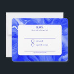 Blue Marble Star David Custom Bar Bat Mitzvah RSVP Card<br><div class="desc">Perfect enclosure card to announce a bat mitzvah, bar mitzvah or other Jewish celebration! Hand made abstract art for you on the front and back side! FULLY CUSTOMIZABLE! Click on “Personalise” above to edit the text. Click "edit using design tool" to adjust the fonts, colours and placements. Also you can...</div>