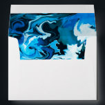 Blue Marble Star of David Custom Bar Bat Mitzvah Envelope<br><div class="desc">Perfect envelope for a bat mitzvah, bar mitzvah or other Jewish celebration! Hand made abstract art for you on the front and back side! FULLY CUSTOMIZABLE! Click on “Personalise” above to edit the text. Click "edit using design tool" to adjust the fonts, colours and placements and to delete the inside,...</div>