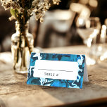 Blue Marble Star of David Custom Bar Bat Mitzvah Place Card<br><div class="desc">Perfect placecard for a bat mitzvah, bar mitzvah or other Jewish celebration! Hand made abstract art for you on the front and back side! FULLY CUSTOMIZABLE! Click on “Personalise” above to edit the text. Click "edit using design tool" to adjust the fonts, colours and placements and to delete parts of...</div>