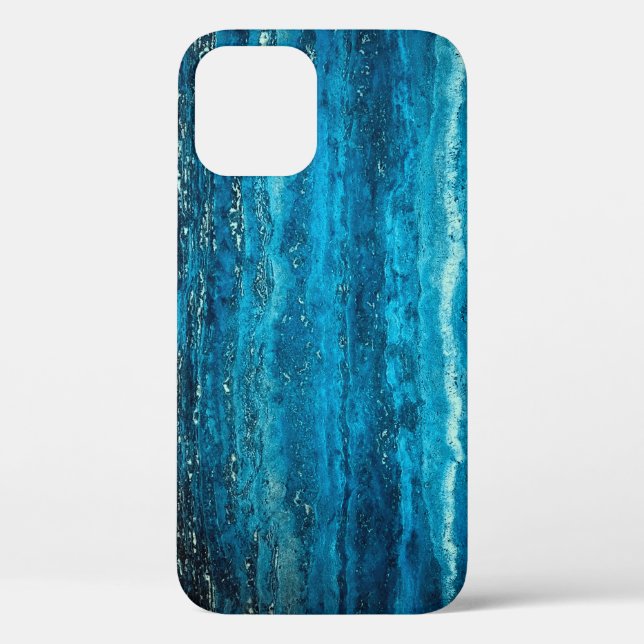Blue marble stone Case-Mate iPhone case (Back)