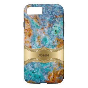 Blue Marble Stone Ruff Look iPhone 8/7 Case