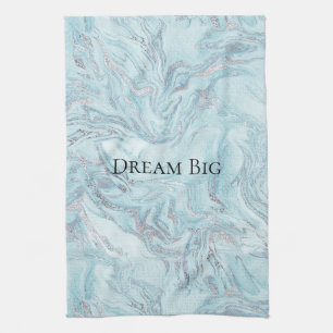 Blue Marble Tea Towel