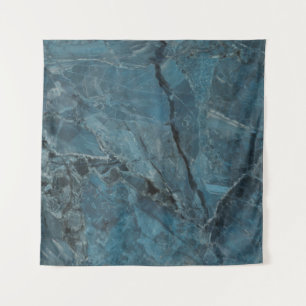 blue marble texture background, Italian marbel wit Tapestry