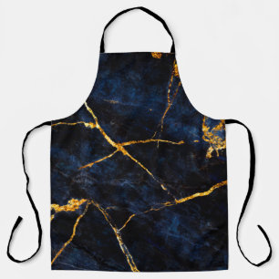 Blue marble texture background, Italian marble sla Apron