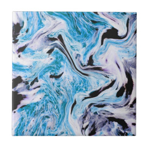 Blue Marble Texture Ceramic Tile