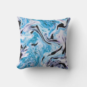 Blue Marble Texture Cushion