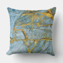 Blue Marble Texture with Gold Effect