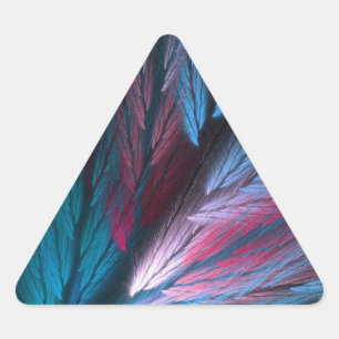 Blue Marble Triangle Sticker