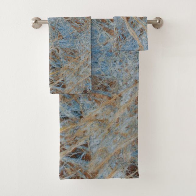 Blue Marble Zen Elegant Bath Towels (Insitu)