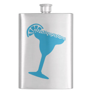 Blue Margarita Hip Flask