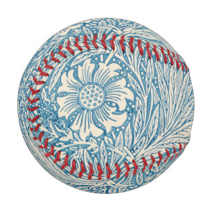 Blue Marigolds (by William Morris) Baseball