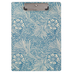 Blue Marigolds (by William Morris) Clipboard