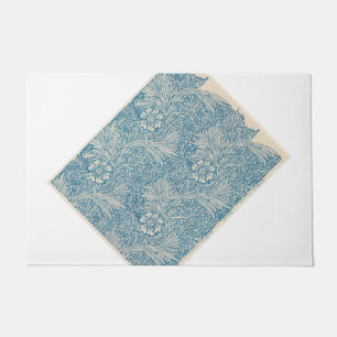 Blue Marigolds (by William Morris) Doormat