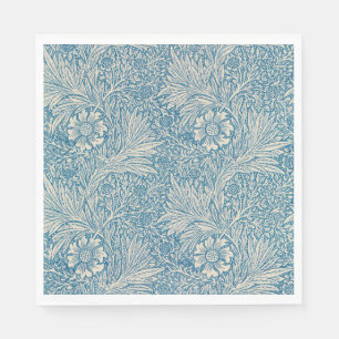Blue Marigolds (by William Morris) Napkin