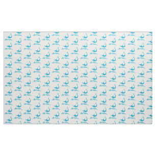 Blue marlin fabric