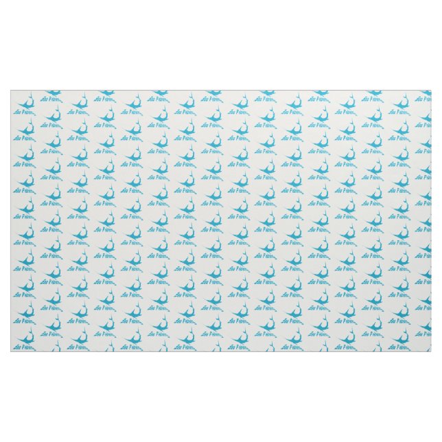 Blue marlin fabric (Yard)